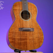 Takamine EF407 New Yorker Parlor Acoustic-Electric Guitar Natural