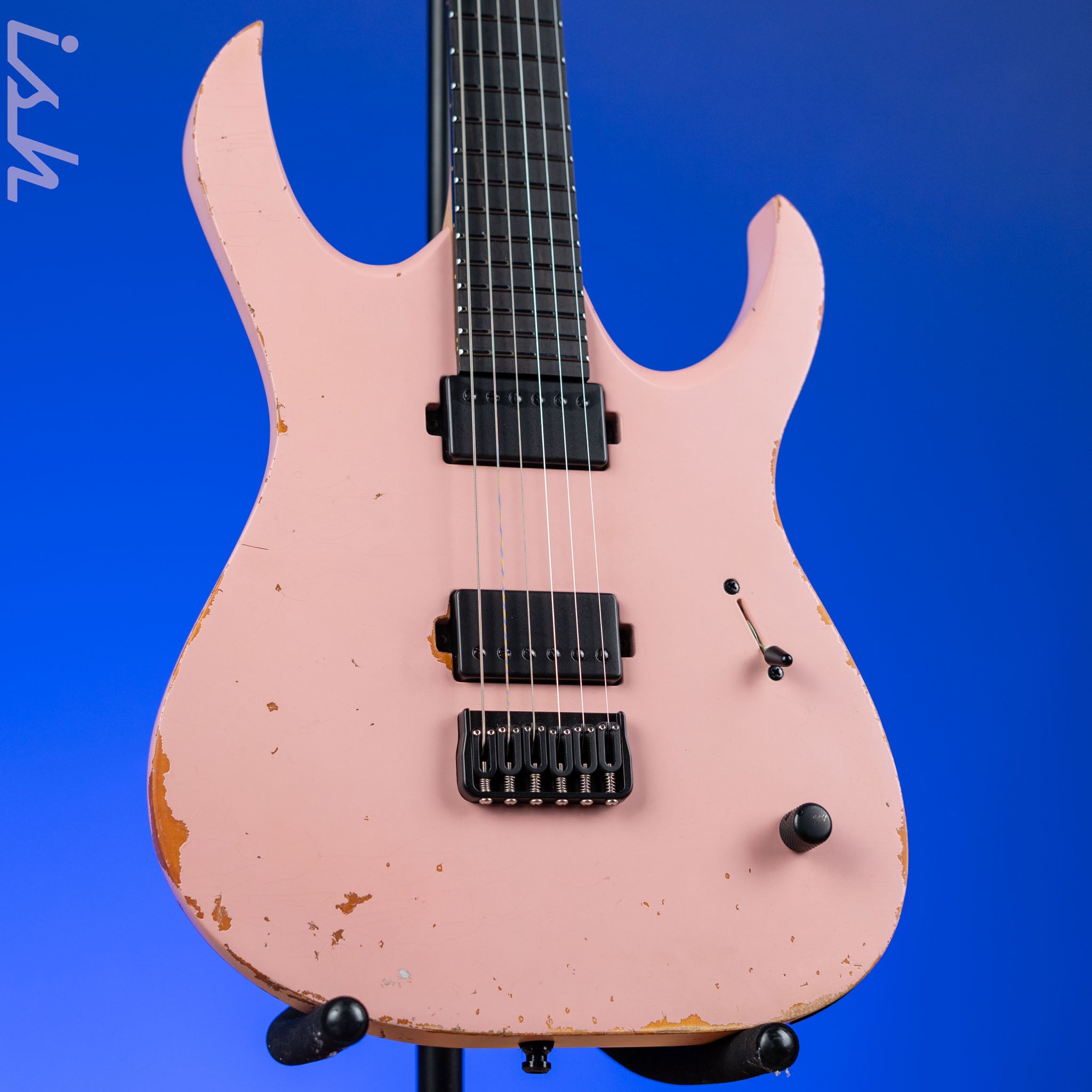 Mayones Duvell Elite Aged 6 Monolith Shell Pink Nitro – Ish Guitars