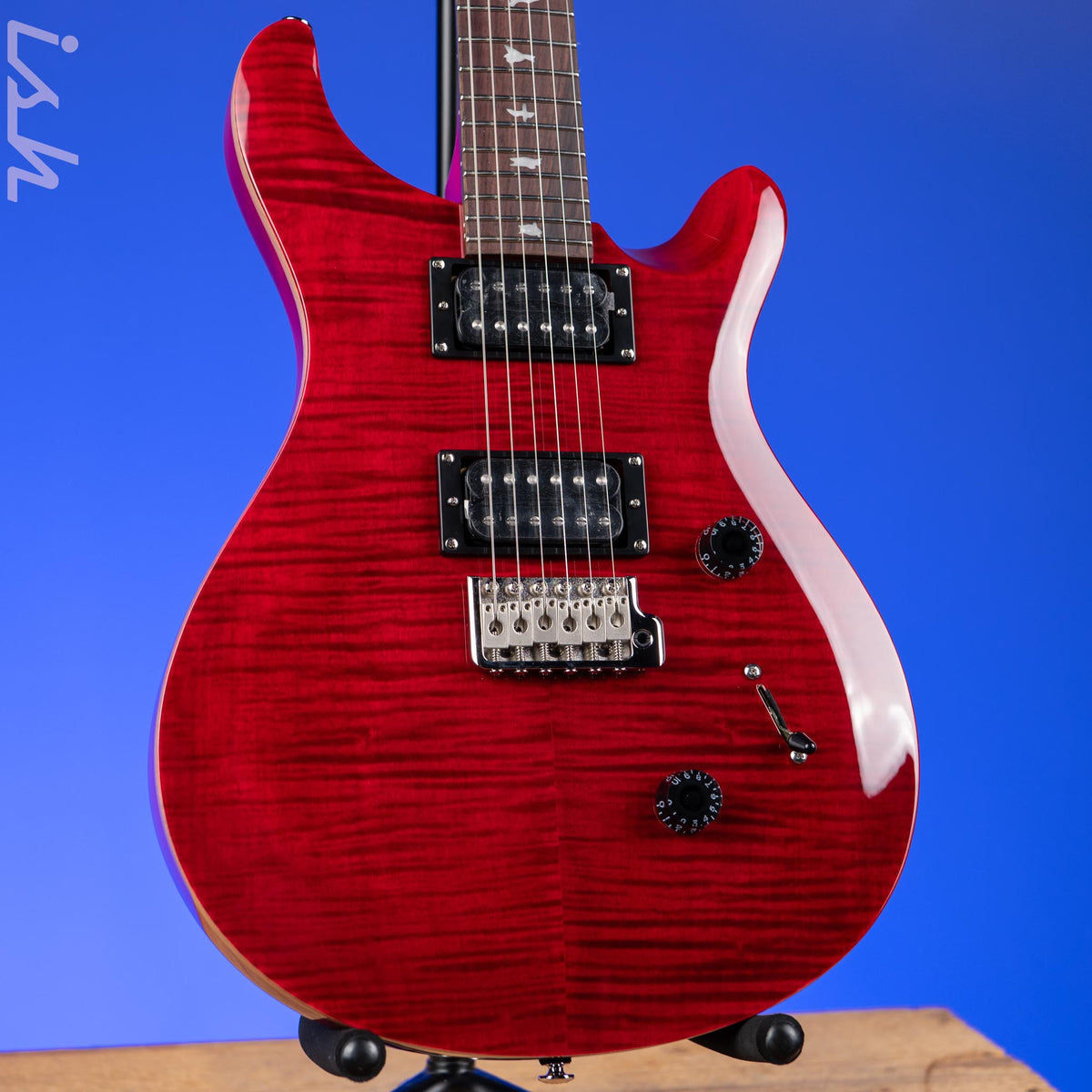 PRS SE Custom 24 Electric Guitar Ruby – Ish Guitars