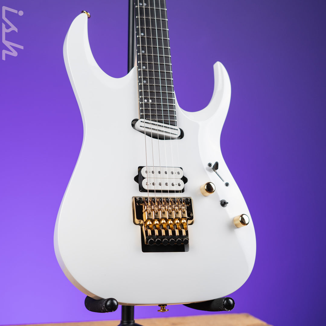 Ibanez Prestige RGA622XH Electric Guitar White Gloss Demo