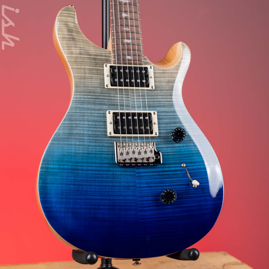 PRS SE Custom 24 Electric Guitar Blue Fade Demo
