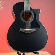 Taylor 324ce Grand Auditorium Acoustic-Electric Guitar Blacktop