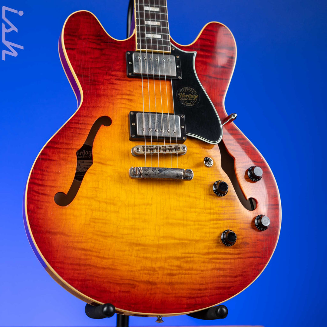 Heritage Custom Core Collection H-535 Artisan Aged Dark Cherry Sunburst Demo