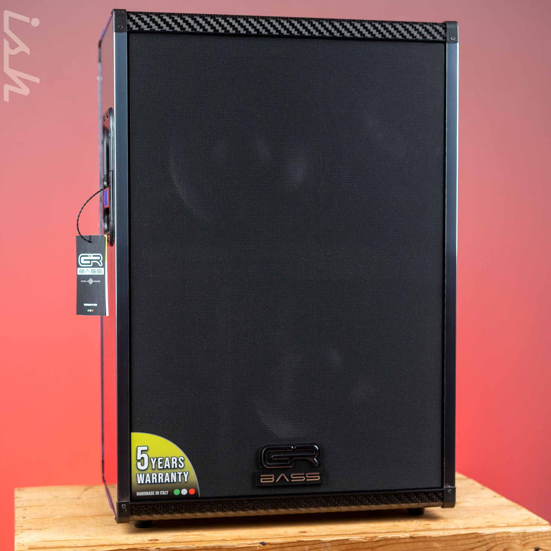 GR Bass AT 212+ 900W 4 Ohm Bass Cabinet Black Carbon Fiber