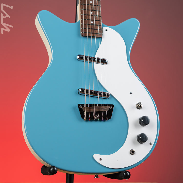 Danelectro Stock '59 Electric Guitar Aquamarine – Ish Guitars