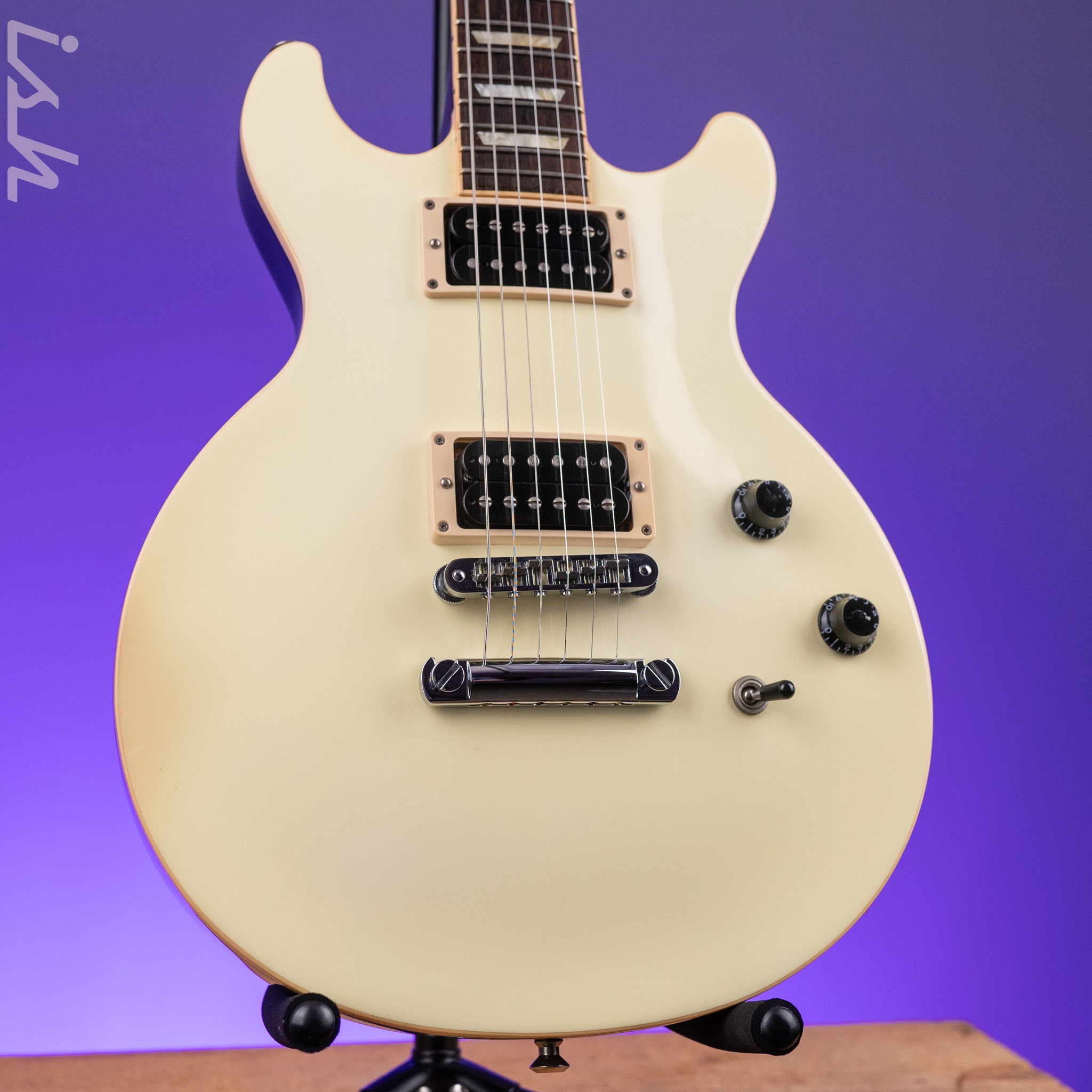 2011 Gibson Les Paul Double Cut Alpine White – Ish Guitars