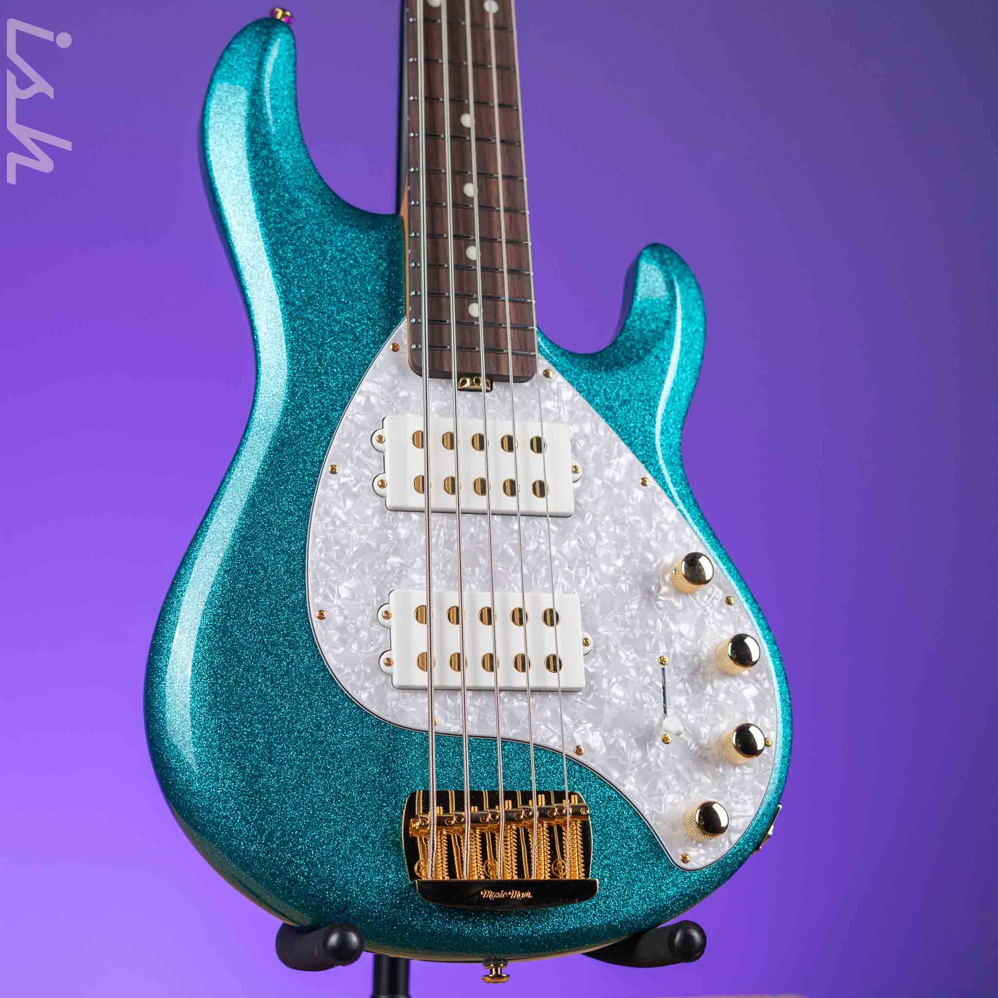 Ernie Ball Music Man StingRay 5 Special HH Ocean Sparkle – Ish Guitars