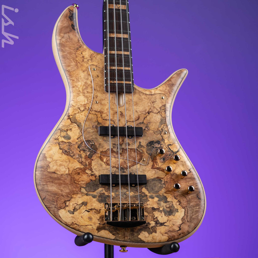 F Bass VF4-J Spalted Maple Natural Matte