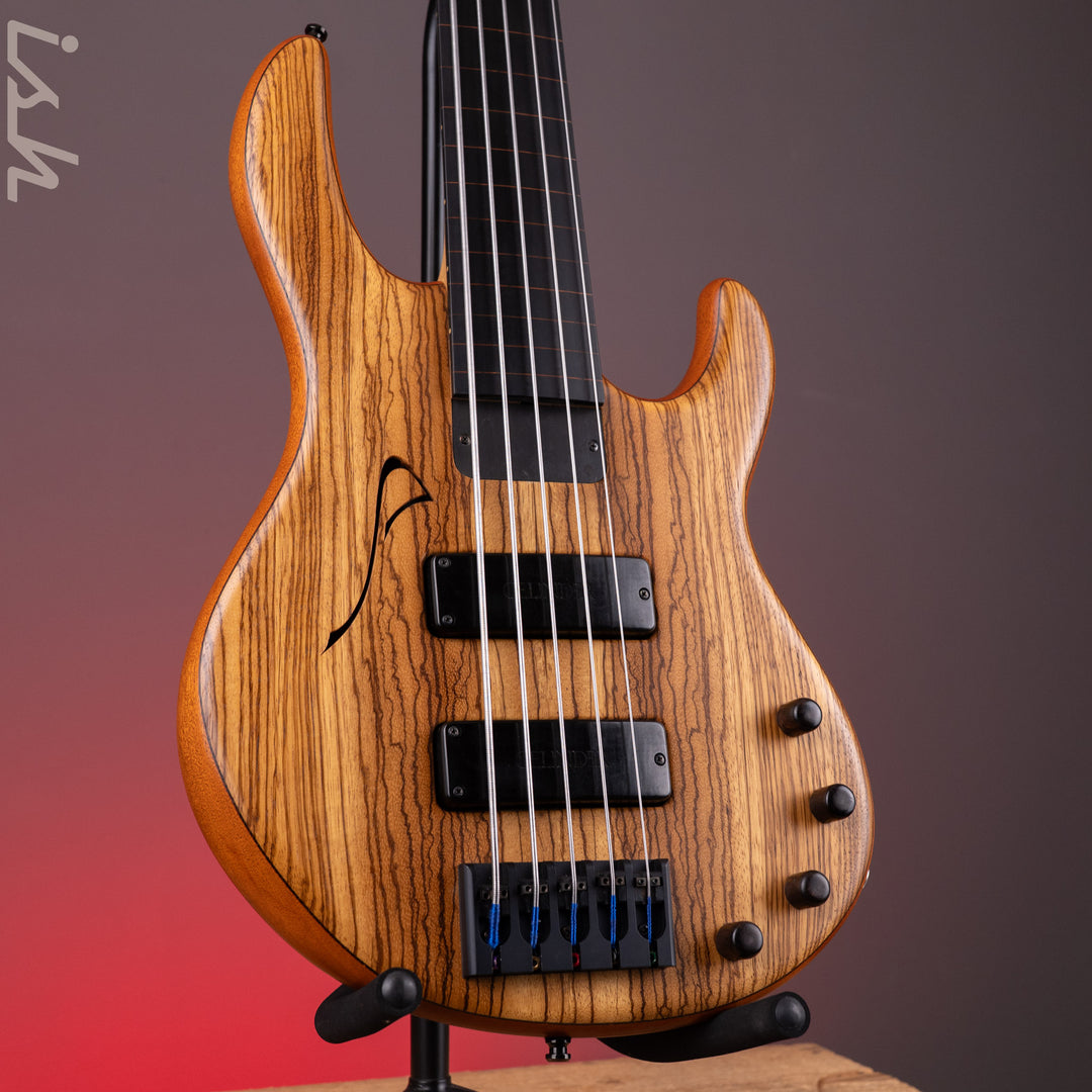 2001 Celinder Aura 5-String Bass Natural *Owned by Richard Bona*