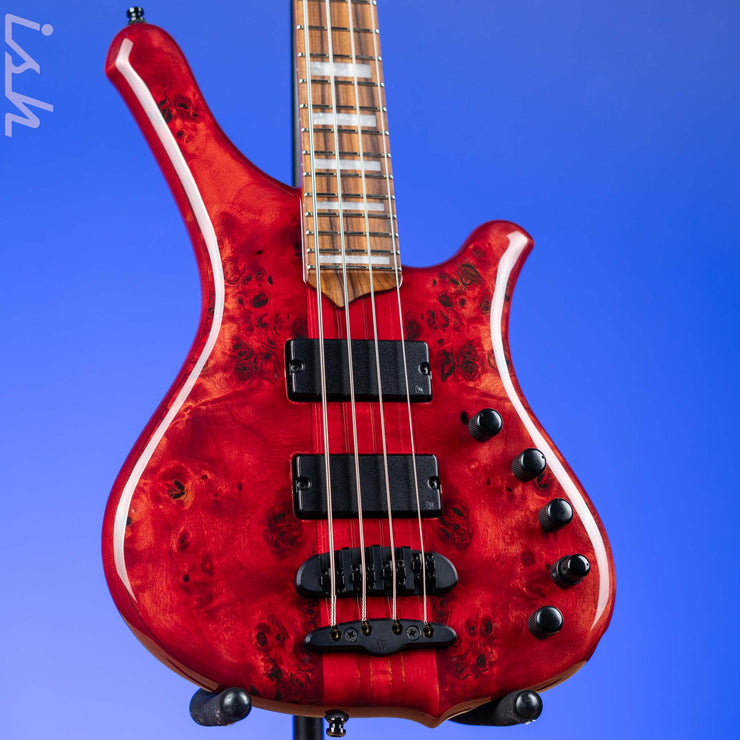 Mayones Comodous 4 Bass Liquid Red NAMM 2024