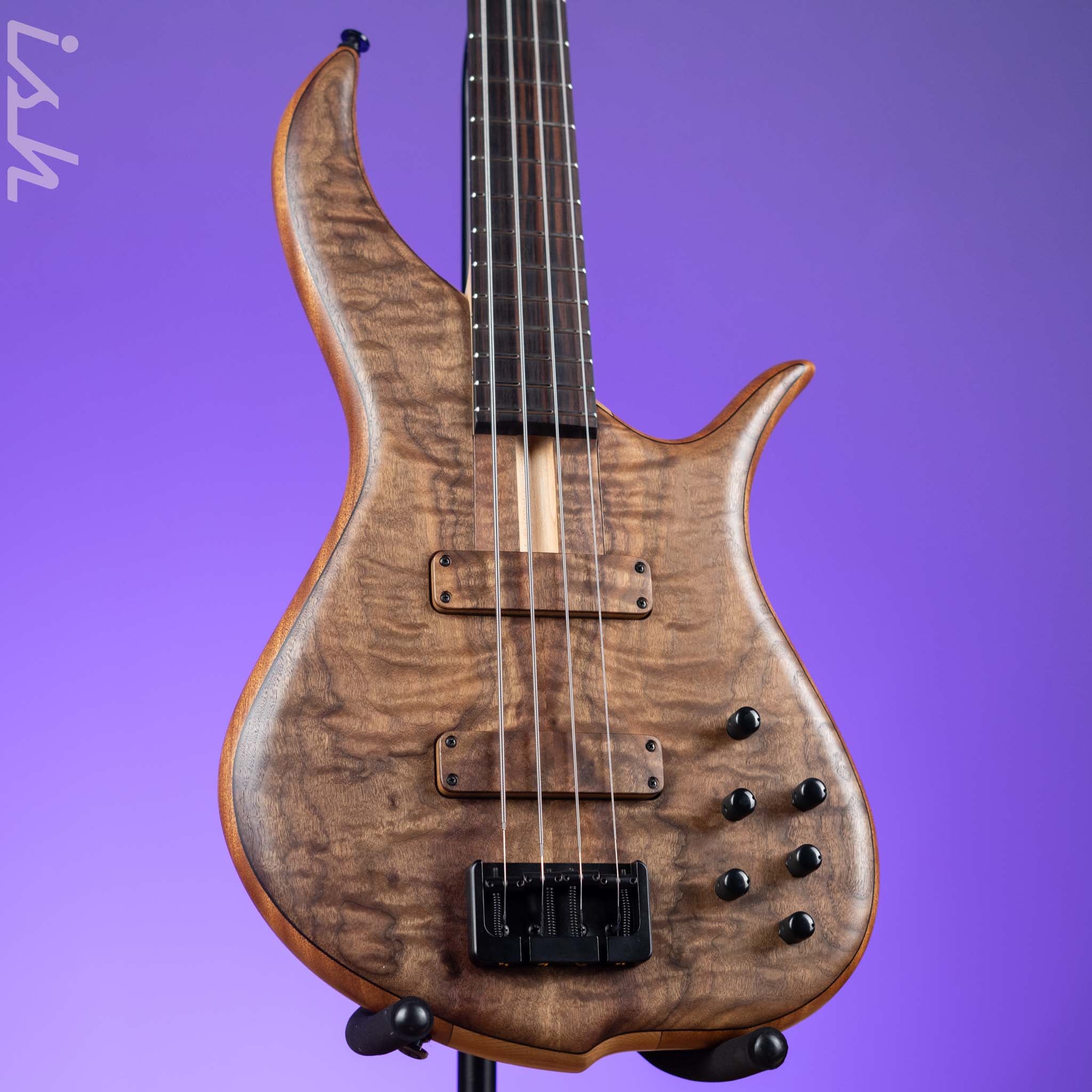 F Bass BN4 4-String Bass Claro Walnut Natural – Ish Guitars