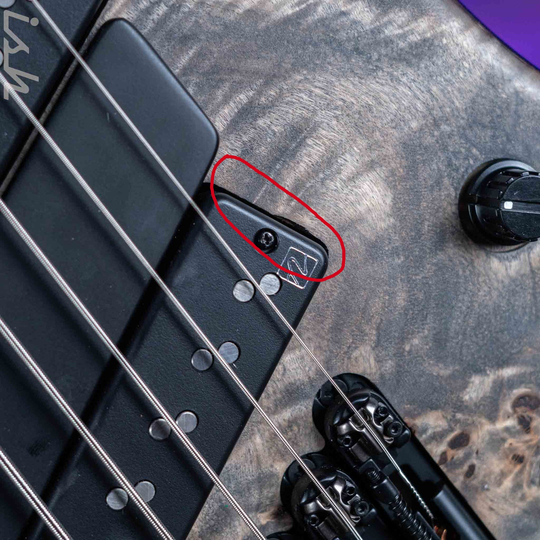 Ibanez EHB1506MS Multi-Scale 6-String Bass Black Ice Flat Demo
