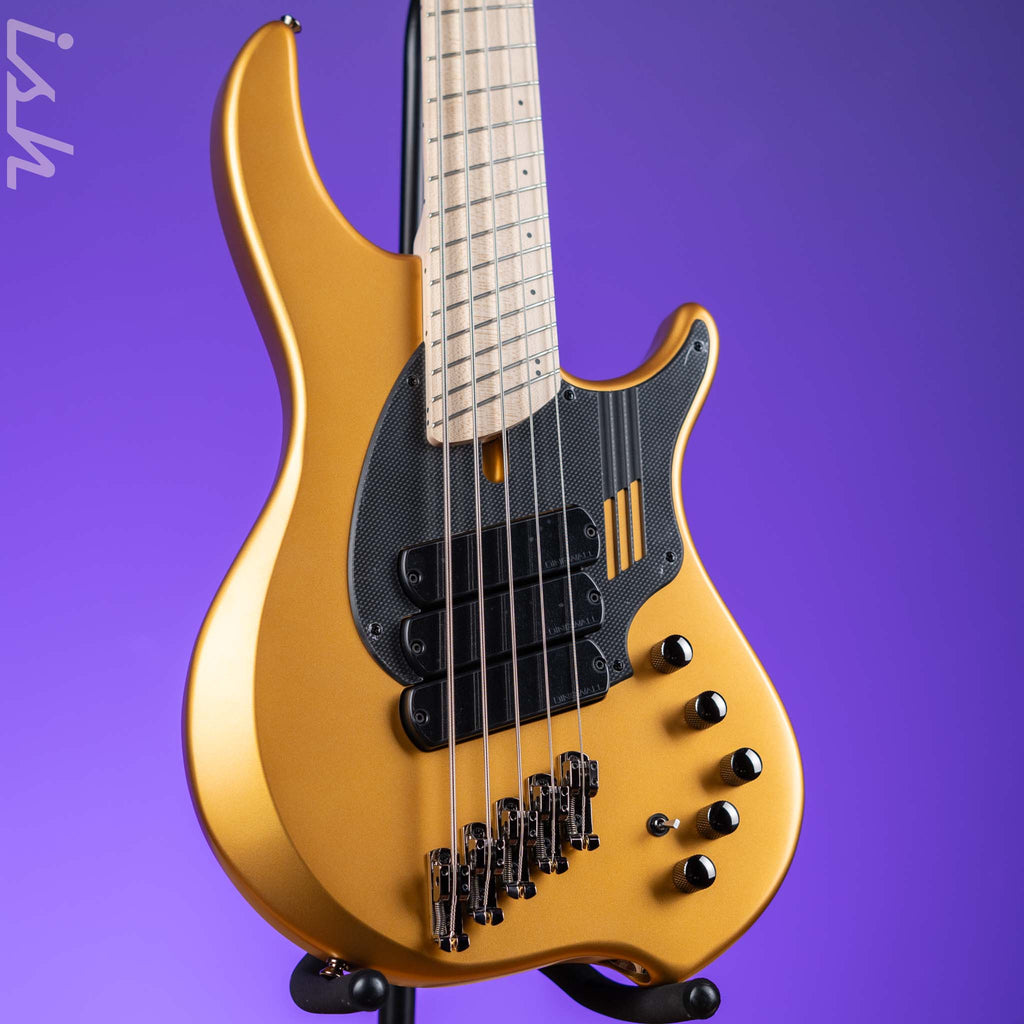 Dingwall NG-3 5-String Bass Matte Gold Metallic – Ish Guitars