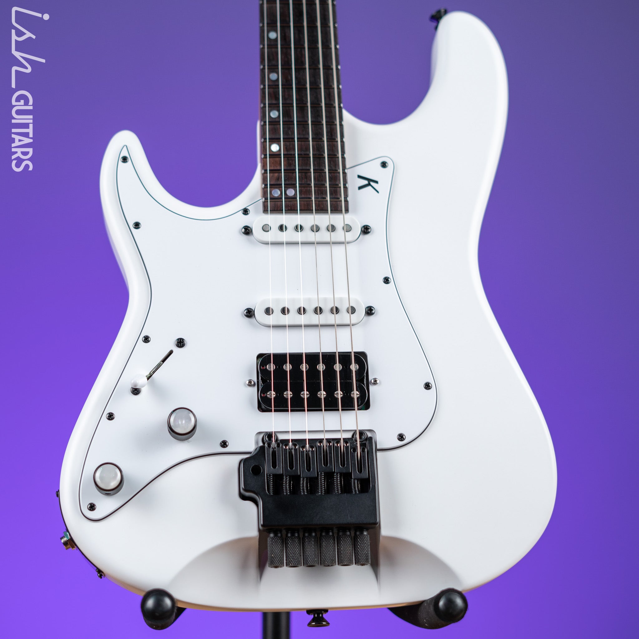 2022 Kiesel Delos 6 Lefty White – Ish Guitars