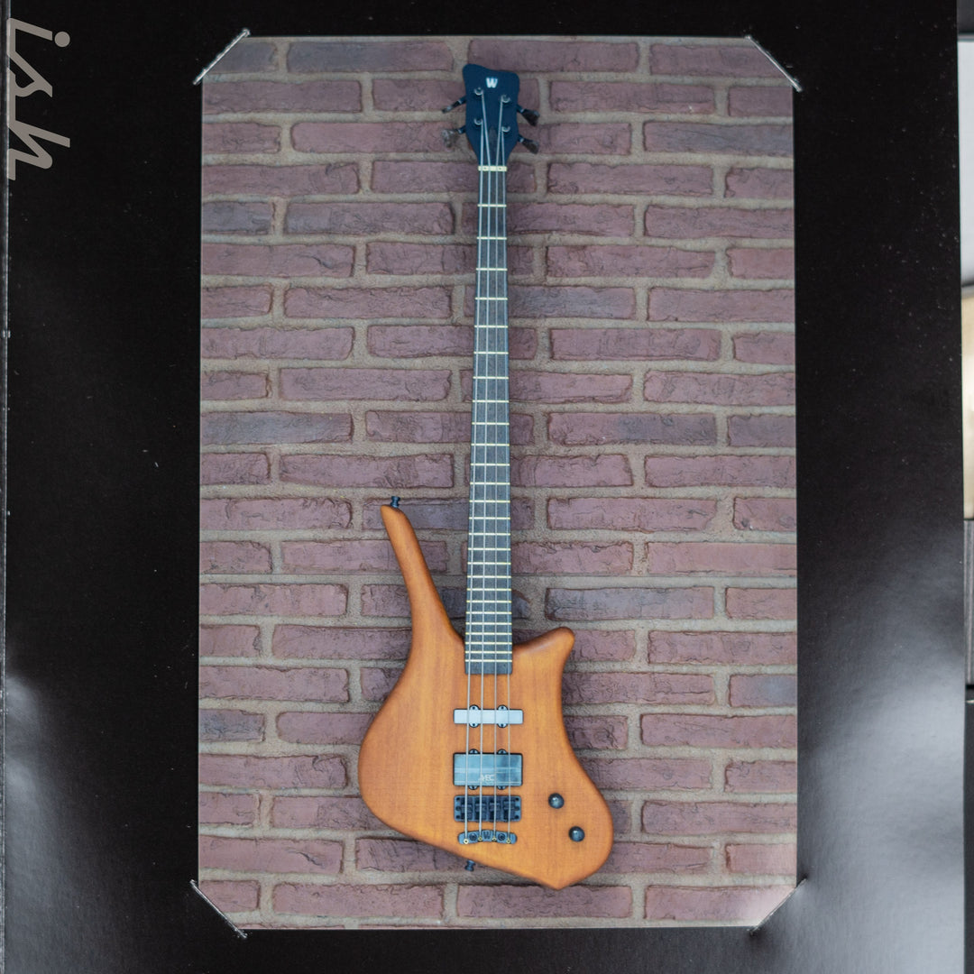 Ish x Warwick Dolphin SN TCS Custom Shop Endangered Species 4-String Bass Wenge Fretboard Demo