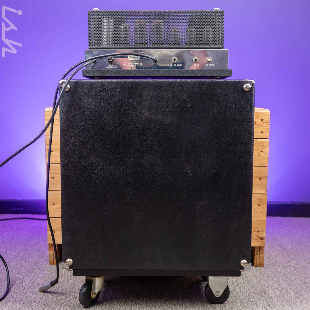 1967 Ampeg B-15N Black Smooth Tolex 1 Owner w/ Warranty Card