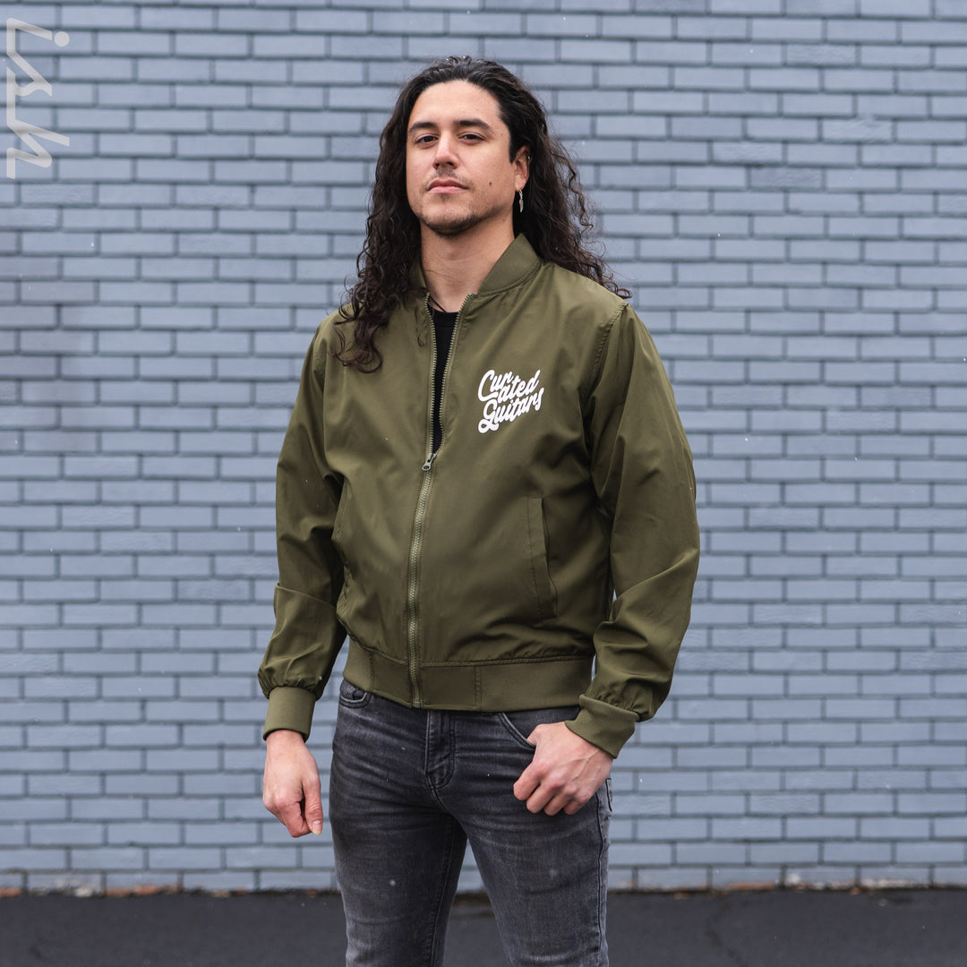 Ish Cactus Lightweight Bomber Jacket