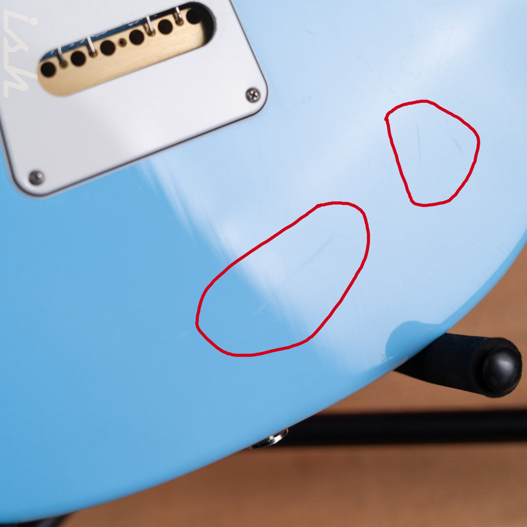 2014 PRS Brent Mason White Wash Blue Burst
