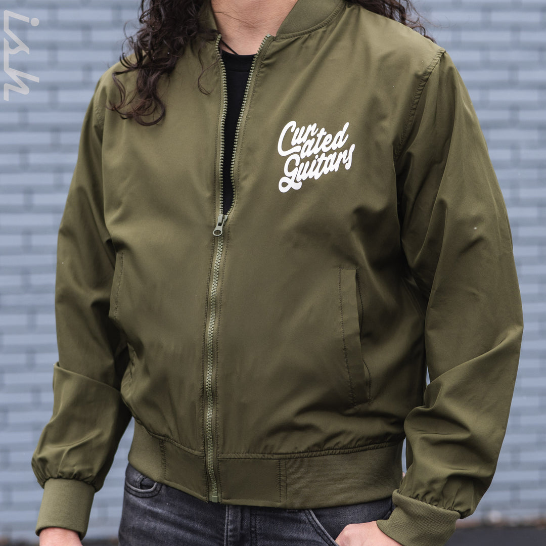 Ish Cactus Lightweight Bomber Jacket