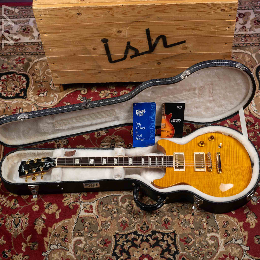 1998 Gibson Les Paul Double Cut Standard Flame Maple Natural