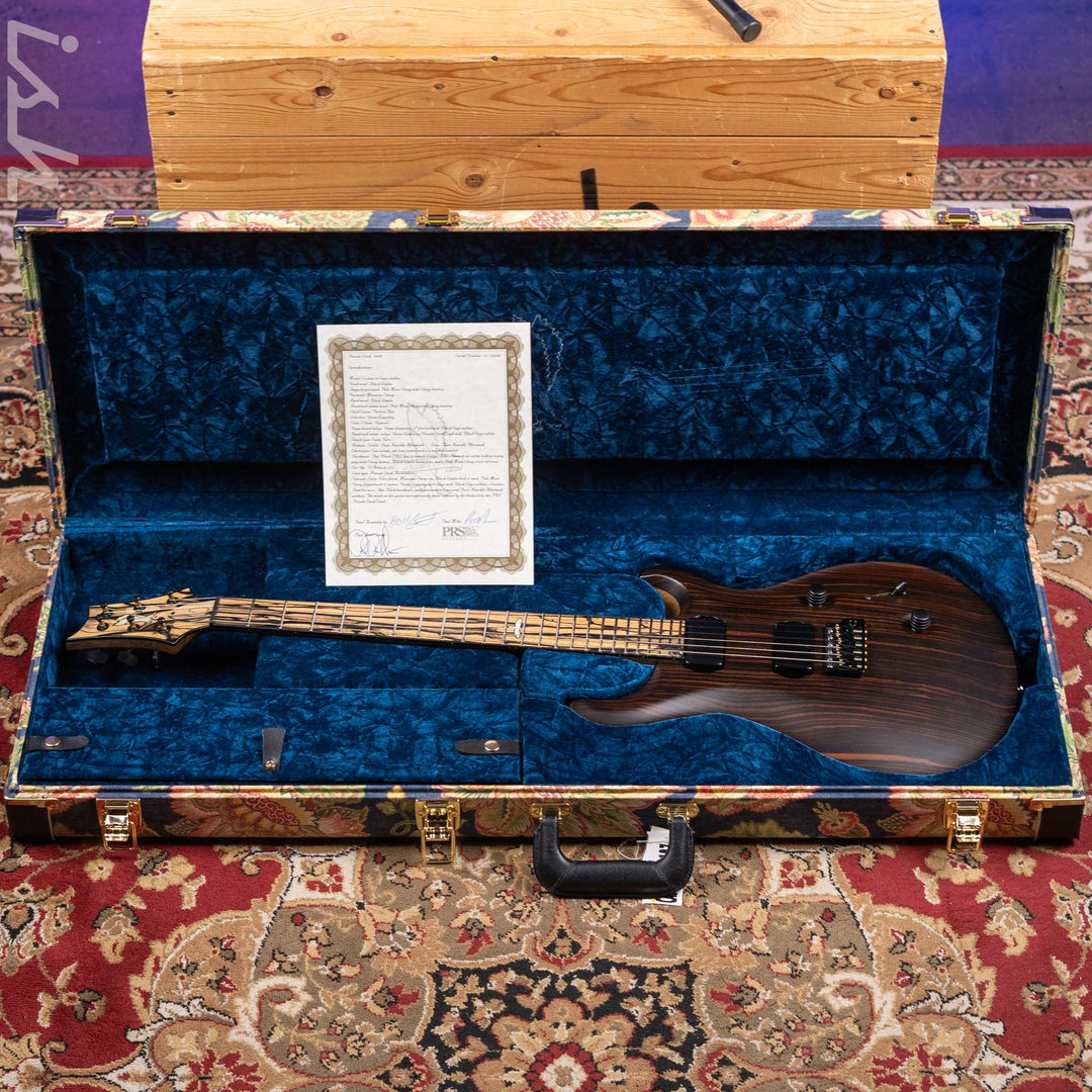 2021 PRS Private Stock Custom 24 Semi-Hollow Macassar Ebony Satin Nitro