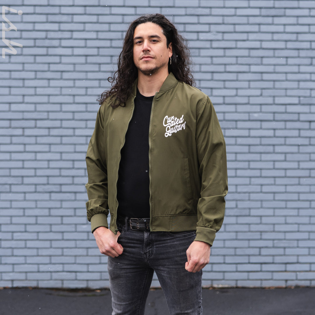 Ish Cactus Lightweight Bomber Jacket