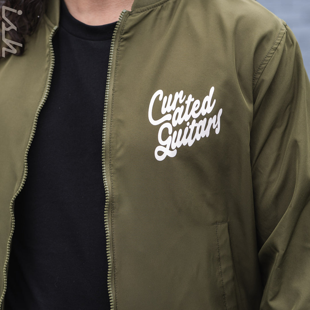 Ish Cactus Lightweight Bomber Jacket