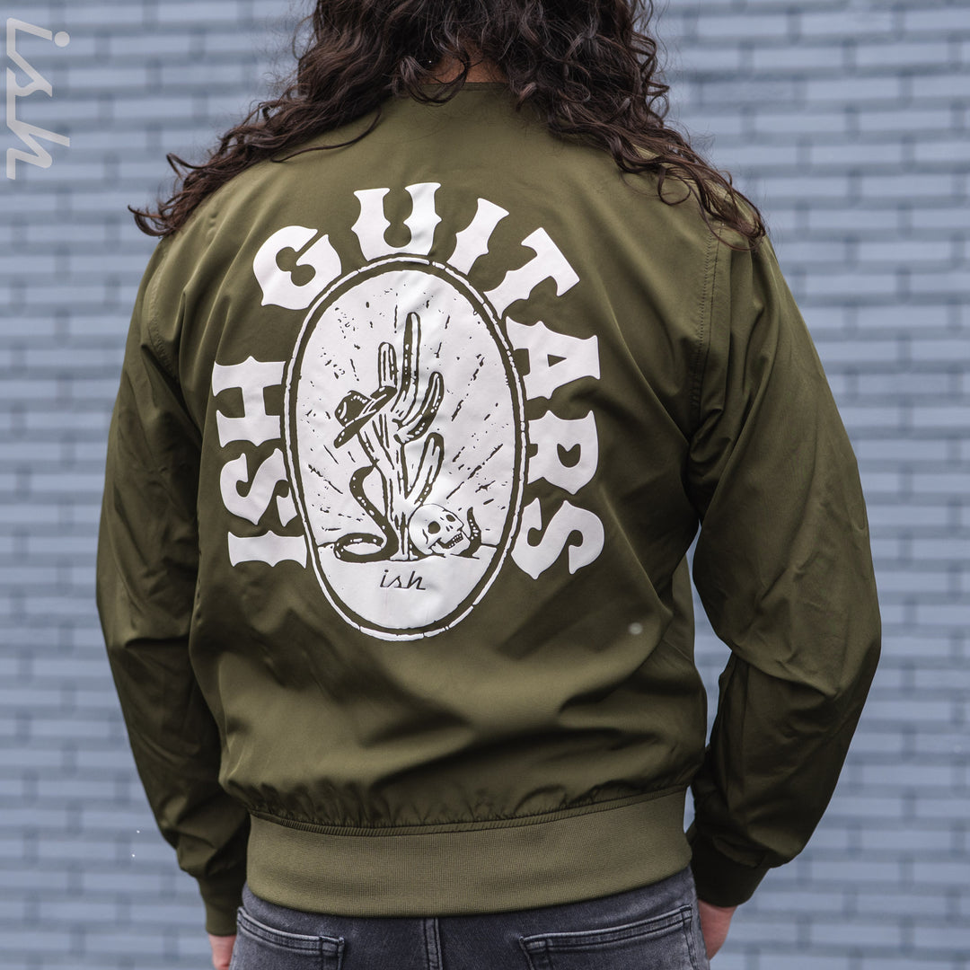 Ish Cactus Lightweight Bomber Jacket