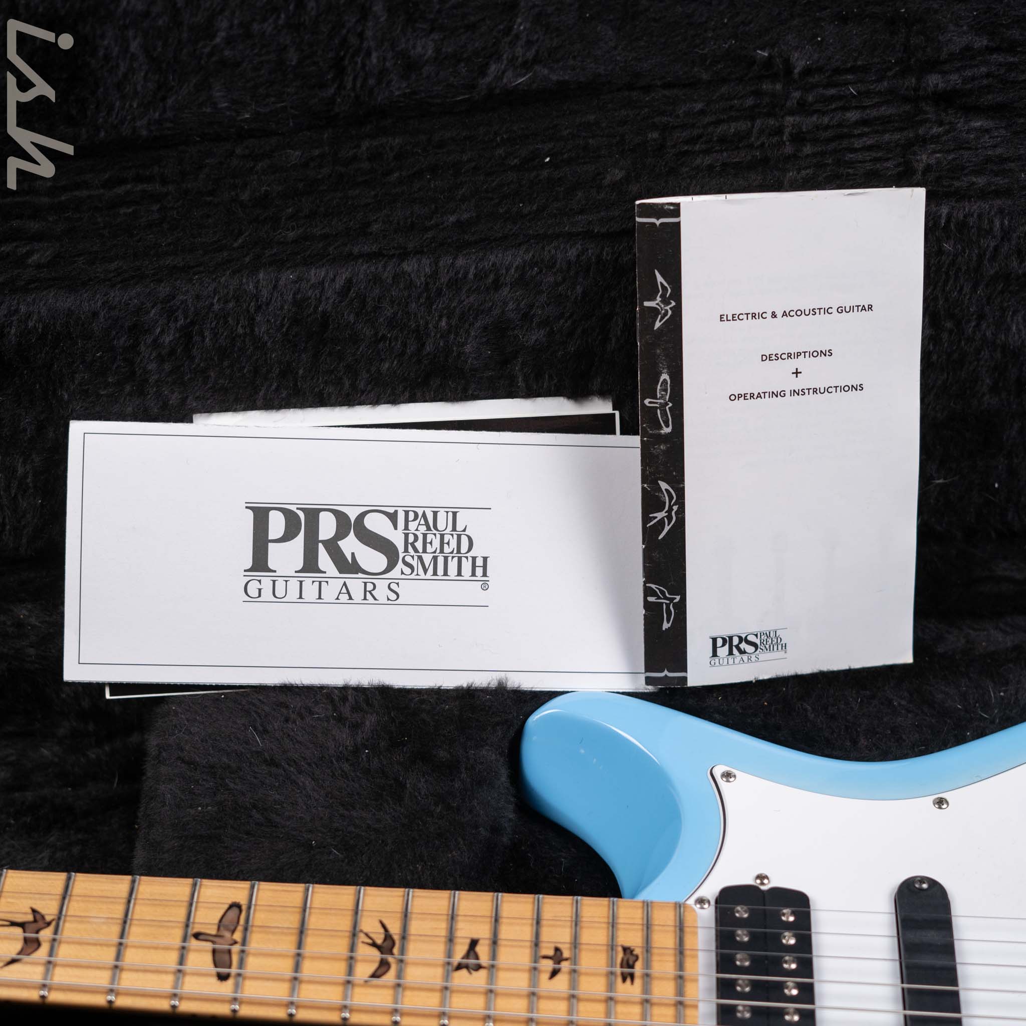 2014 PRS Brent Mason White Wash Blue Burst – Ish Guitars