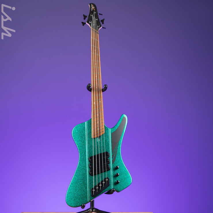 Dingwall D-Roc Standard 5-String Bass Aquamarine Metalflake Gloss