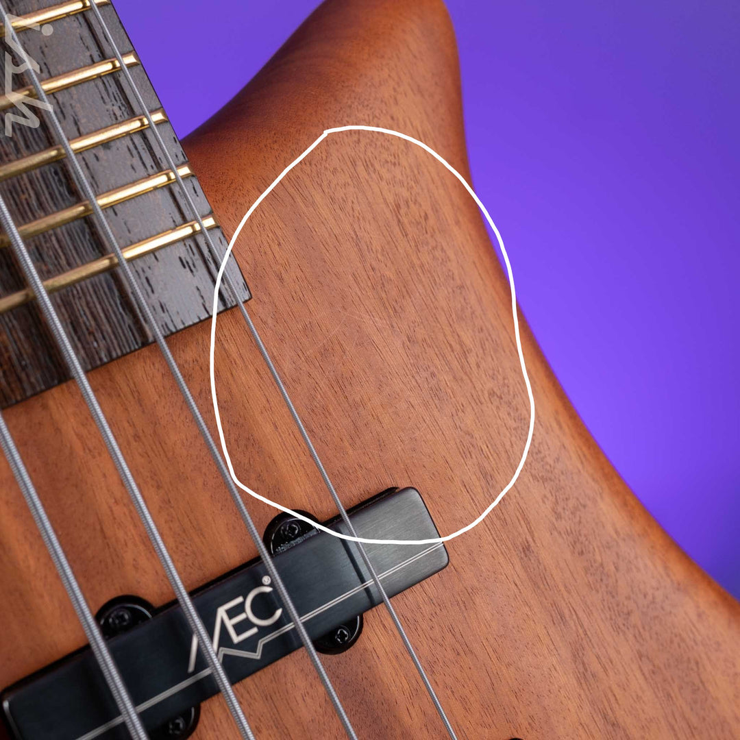 Ish x Warwick Dolphin SN TCS Custom Shop Endangered Species 4-String Bass Wenge Fretboard Demo
