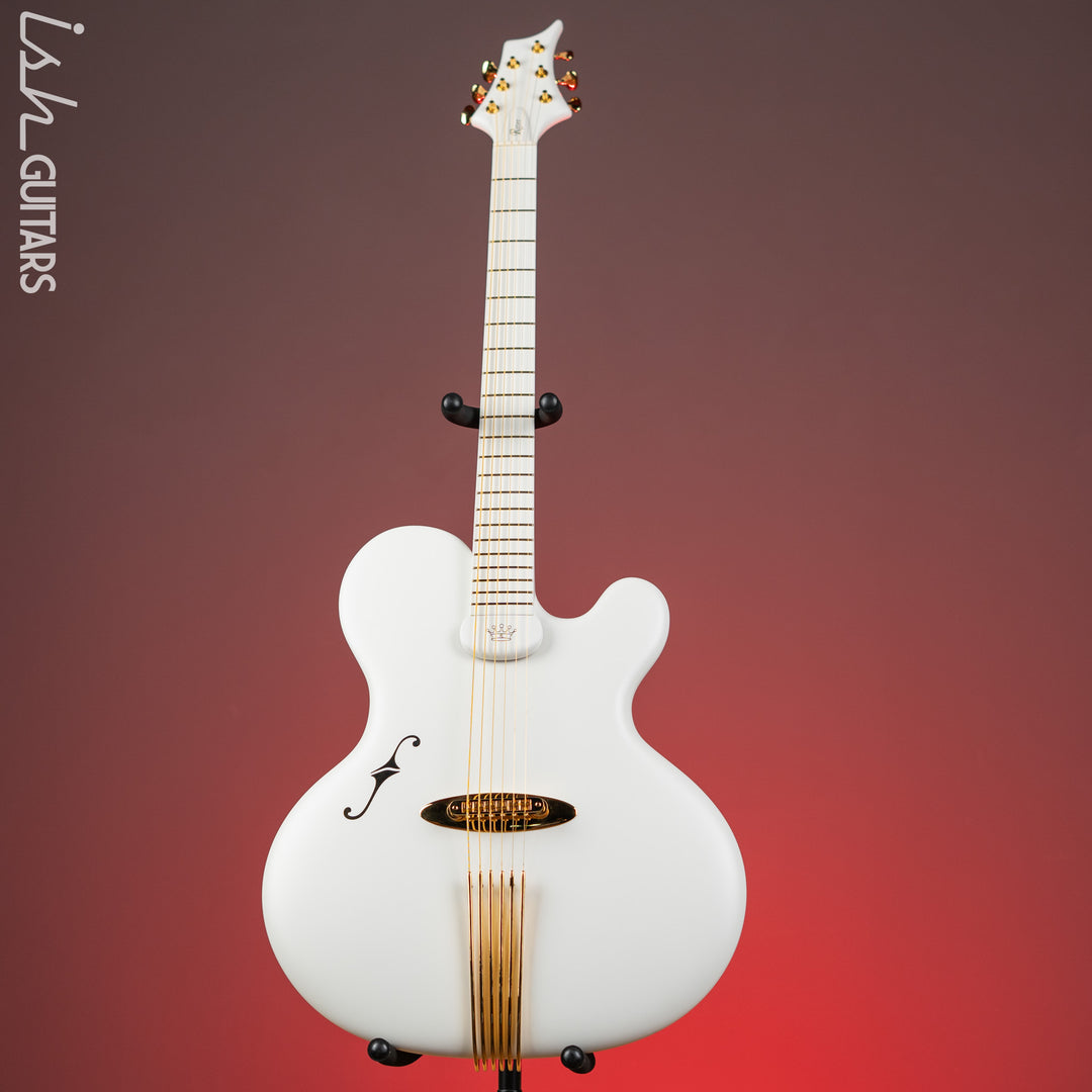 2010 Ritter Princess Isabella CO Edition Baritone Guitar White