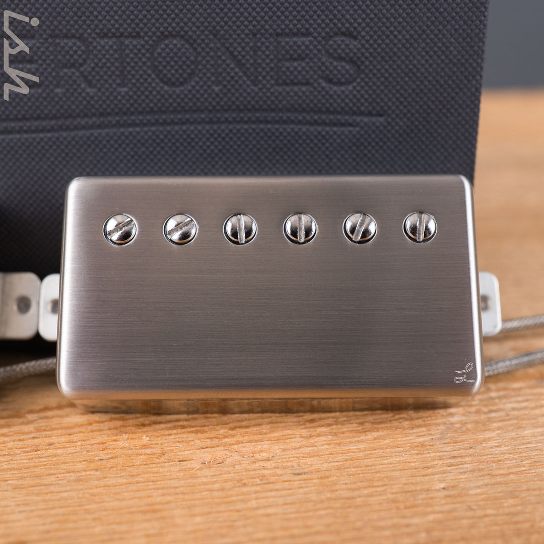 Lambertones "The Grinder" Humbucker 2 Wire Set Brushed Nickel