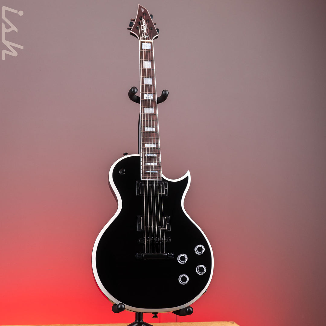 Jackson Custom Shop USA Marty Friedman Signature MF-1 Black Gloss White Bevel
