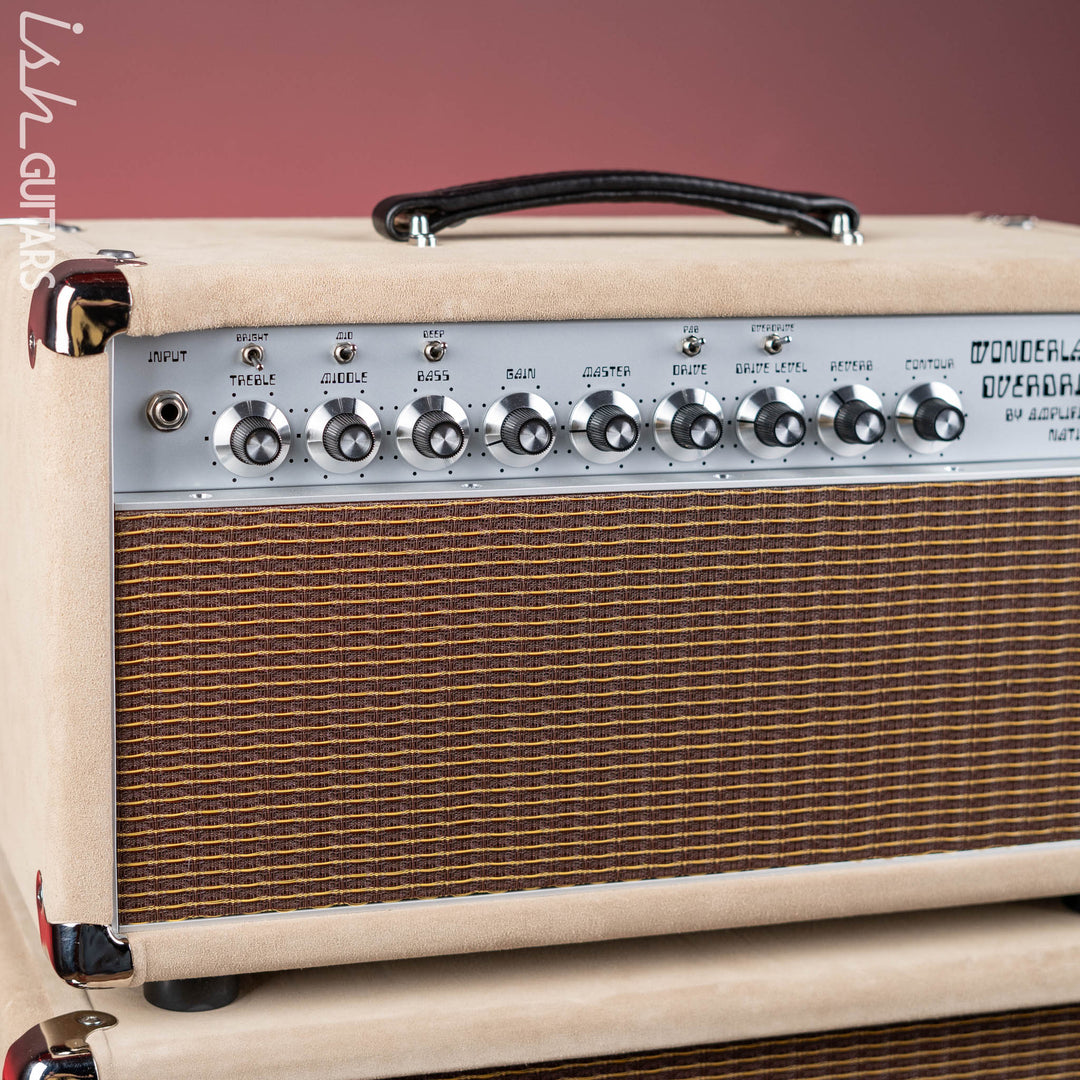 Wonderland Overdrive V2 by Amplified Nation &amp; AN-65 1x12 Speaker Cabinet Dogwood Suede