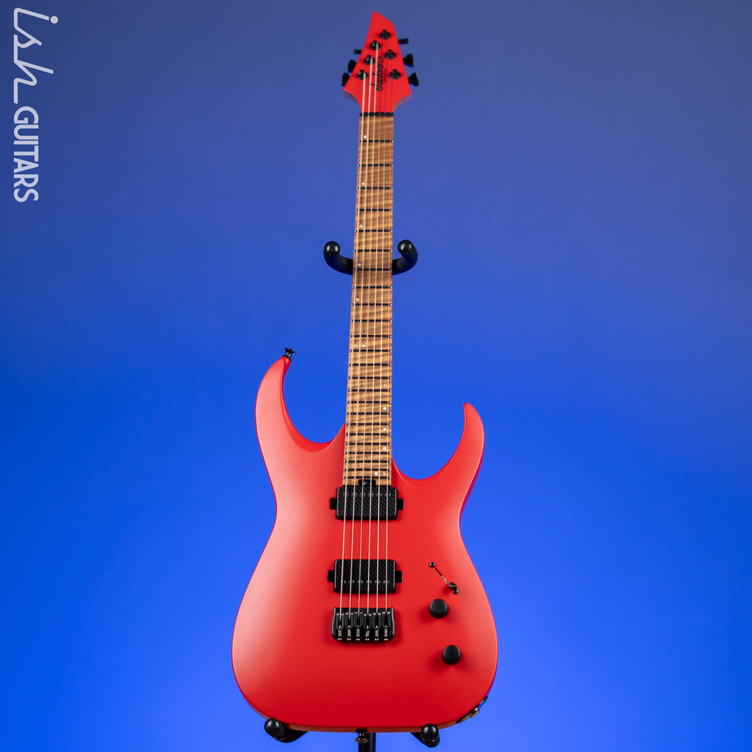 Jackson USA Series Misha Mansoor Signature Juggernaut HT6 Satin Red Demo