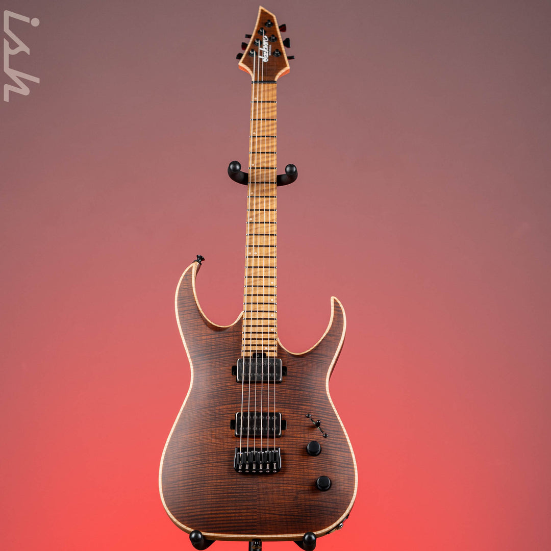 Jackson Custom Shop Misha Mansoor Signature Juggernaut HT FM 6 Amber Tiger Eye