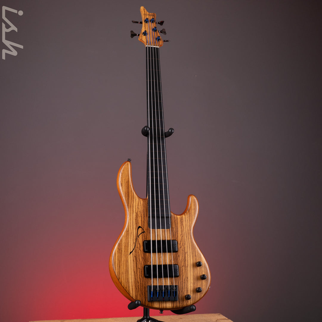 2001 Celinder Aura 5-String Bass Natural *Owned by Richard Bona*