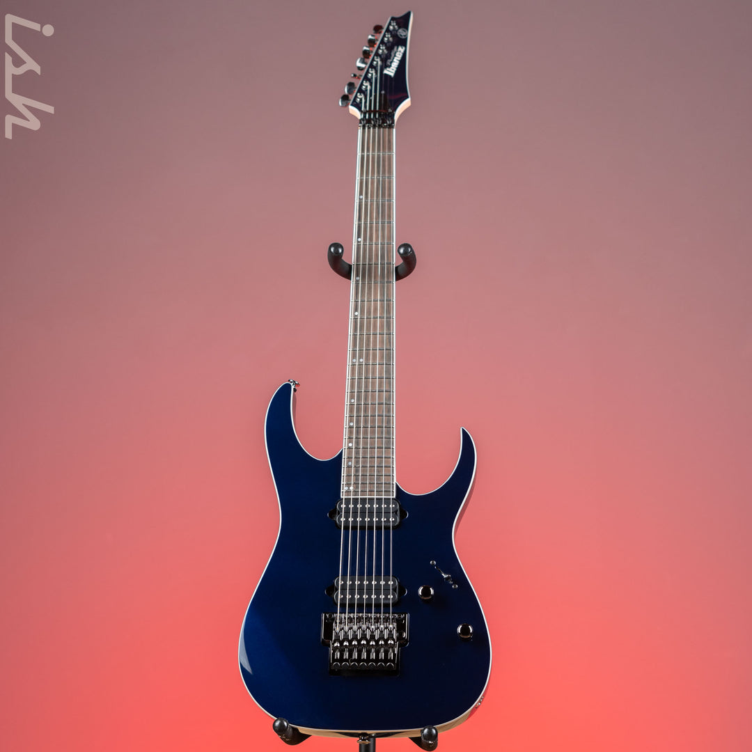 Ibanez Prestige RG2027XL 7-String Electric Guitar Deep Tide Blue