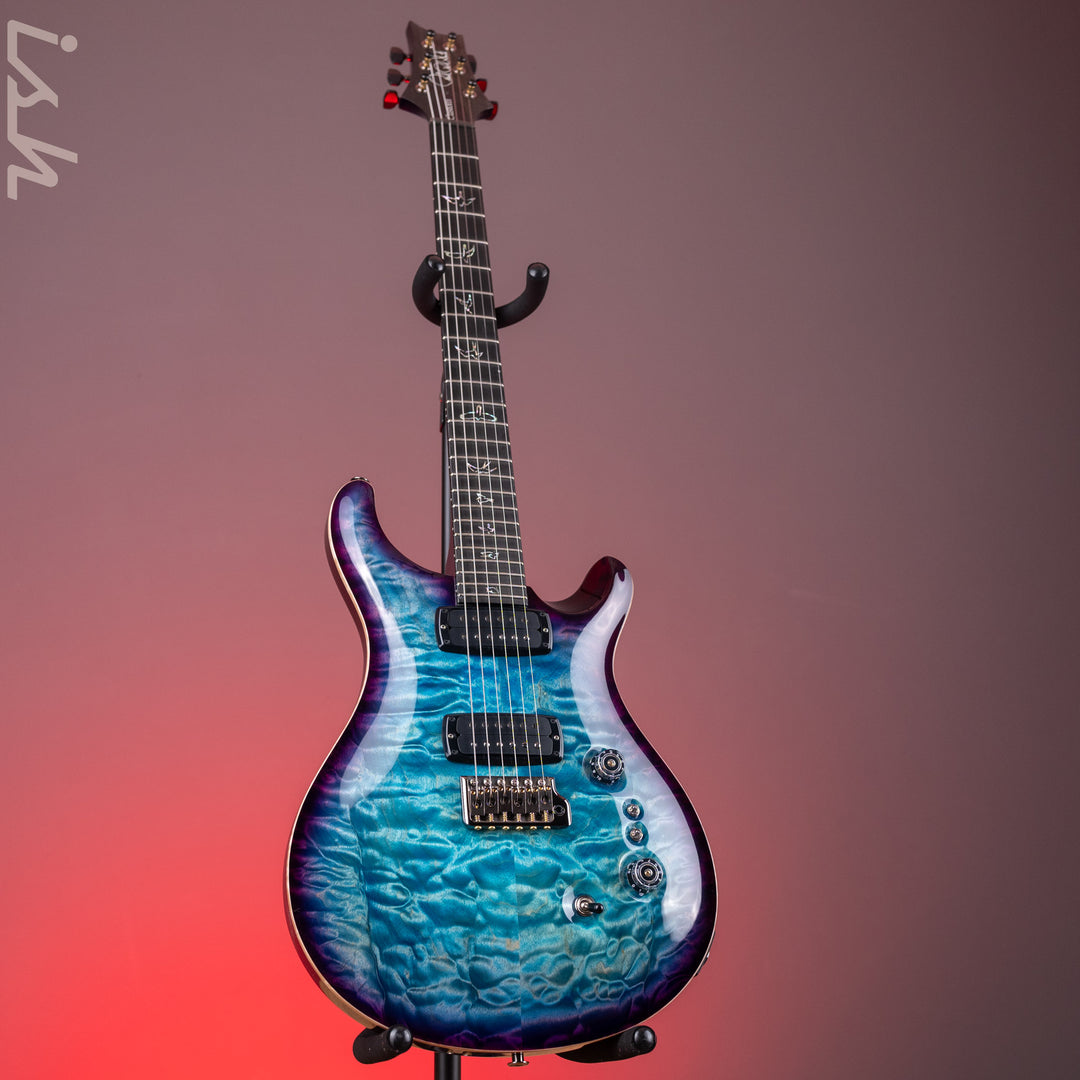 PRS Wood Library Custom 24-08 10-Top Aquableux Purple Burst