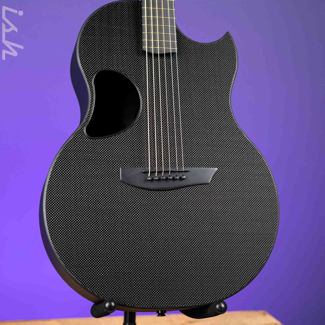 McPherson Sable Standard Carbon Acoustic-Electric Guitar Black Hardware
