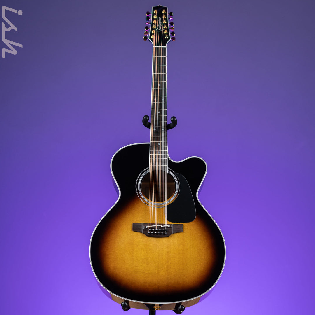 Takamine P6JC-12 Pro Series Jumbo 12-String Acoustic-Electric Brown Sunburst Gloss