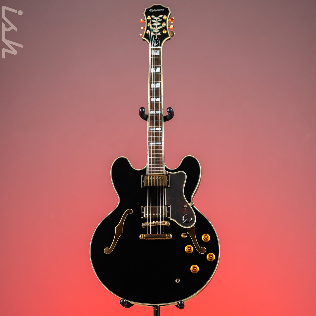 2013 Epiphone Sheraton II Ebony – Ish Guitars