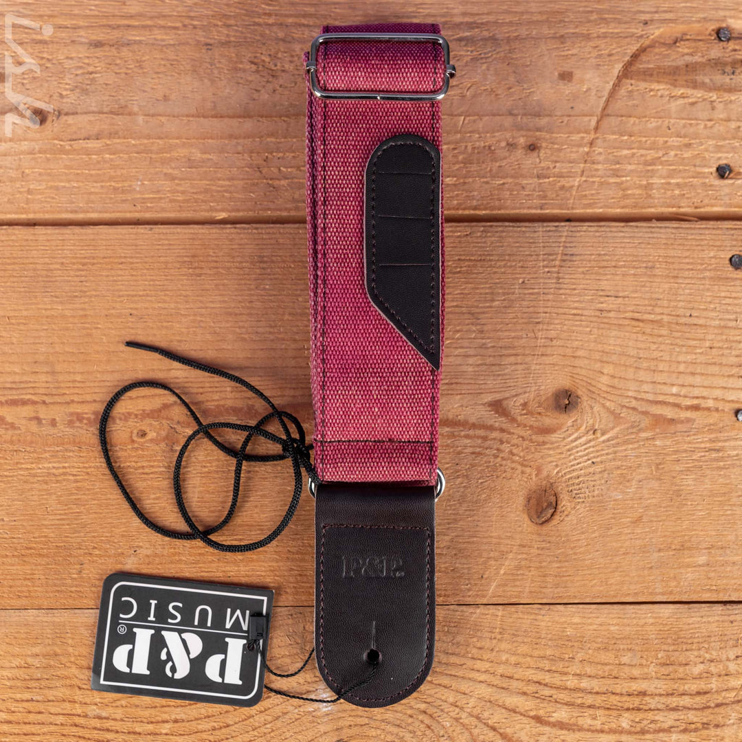 P&amp;P Music Red Denim Strap