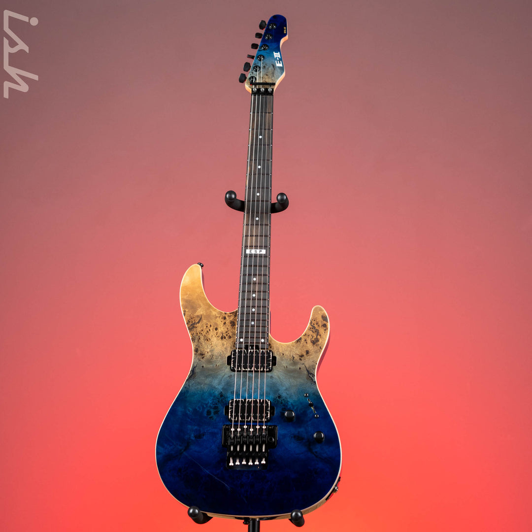 ESP E-II SN-II Blue Natural Fade Demo