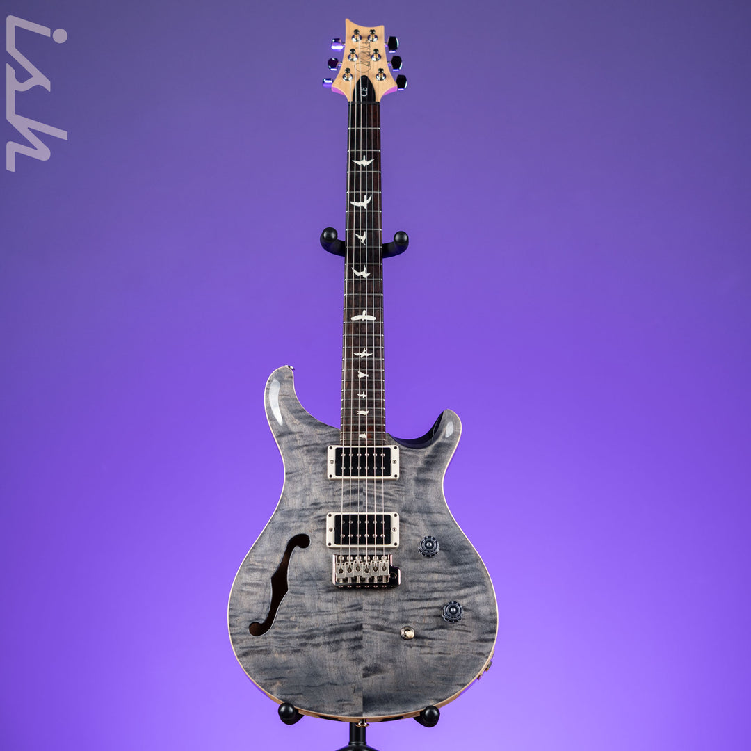 2021 PRS CE 24 Semi-Hollow Electric Guitar Charcoal