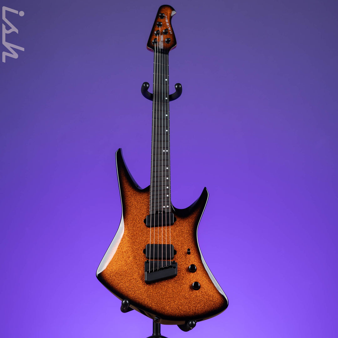 Ernie Ball Music Man Kaizen 6 Electric Guitar Ember Burst Metal Flake Demo