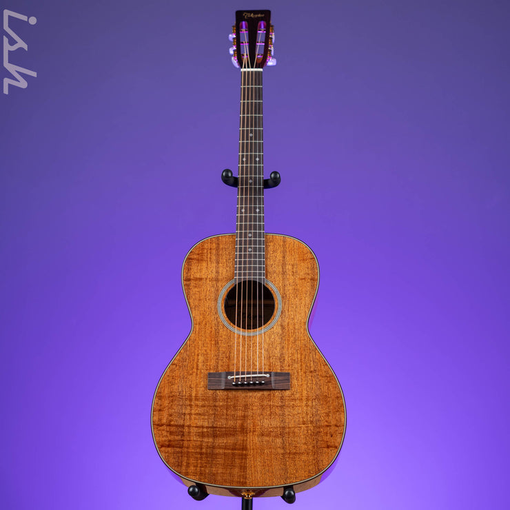 Takamine EF407 New Yorker Parlor Acoustic-Electric Guitar Natural