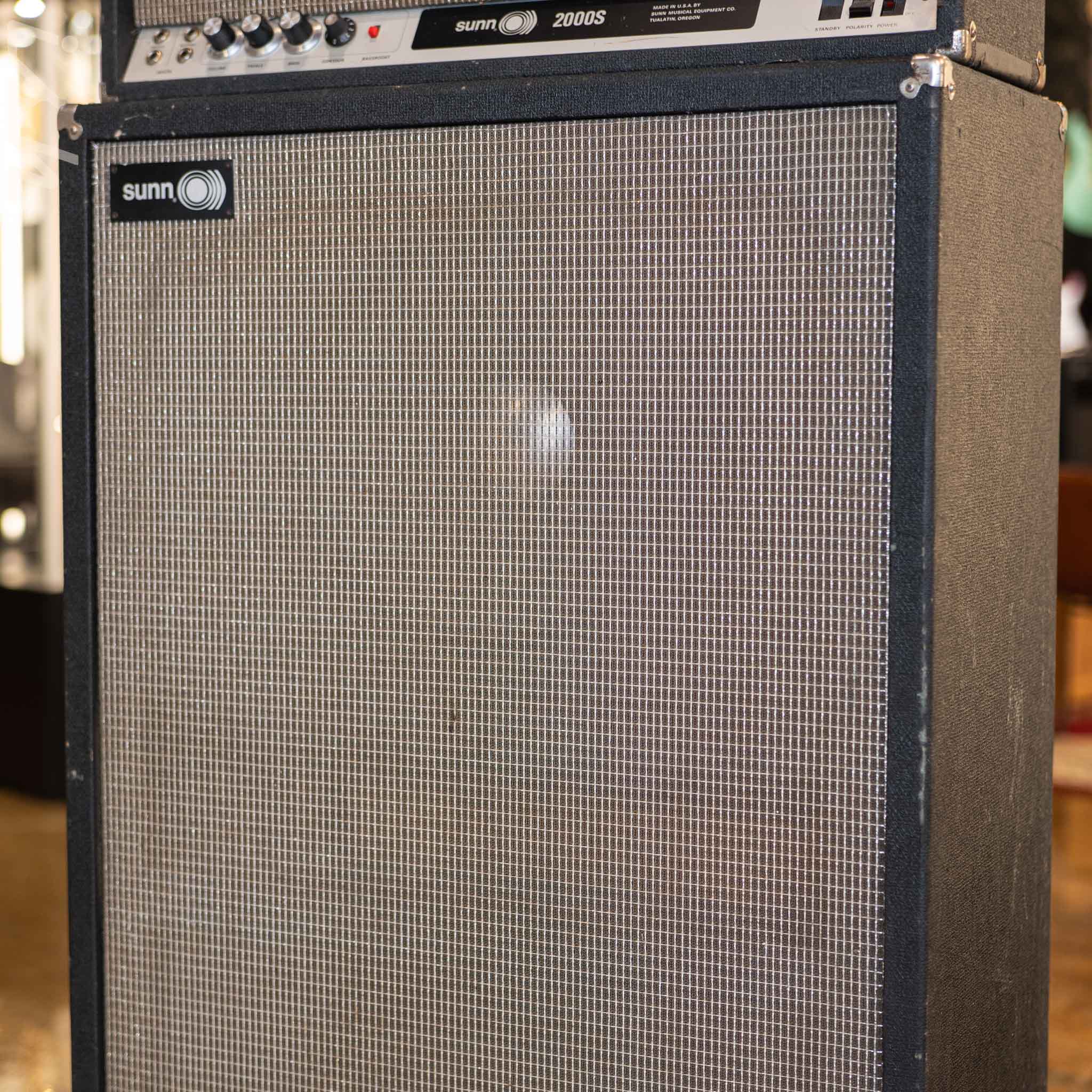 Sunn 2000s Bass Amp Head & Sunn Bass Cabinet – Ish Guitars