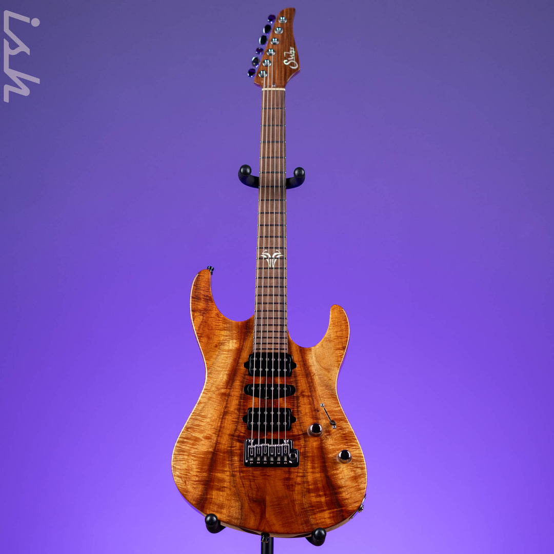2015 Suhr Modern Carve Top Natural Curl Koa